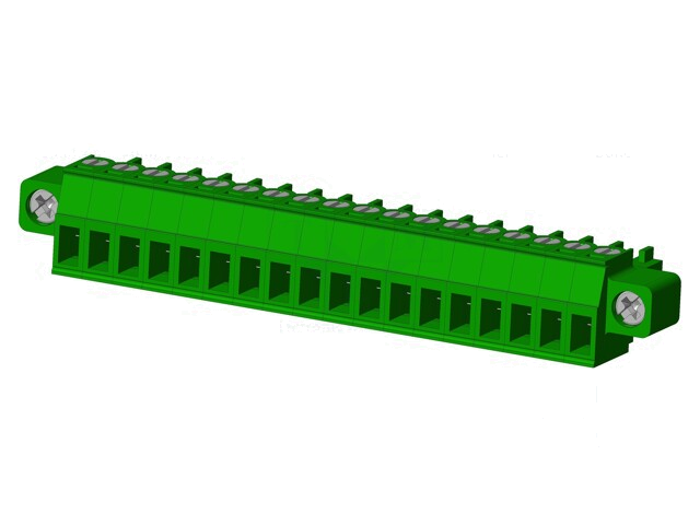 Connector: ontkoppelbare terminal strip; stekker; vrouwelijk Connector: ontkoppelbare terminal strip; stekker; vrouwelijk